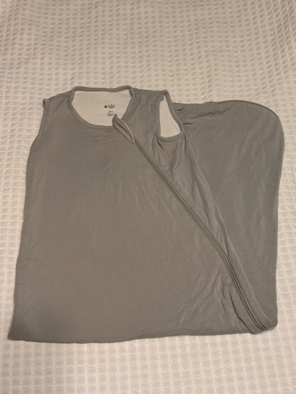 Kyte BABY Grey Sleeveless Zip Sleep Sack